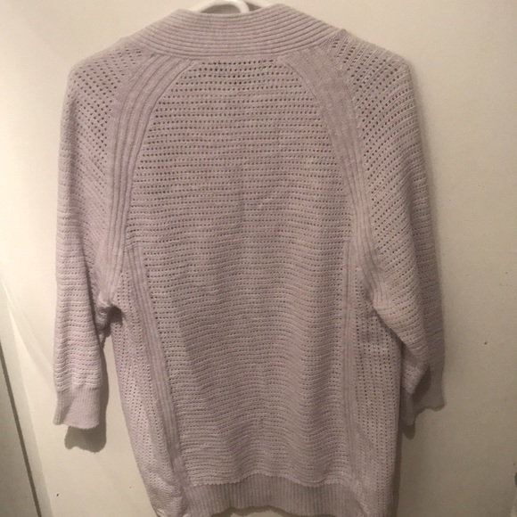 Fabulous White Pure Cotton Knit Sweater Banana Republic SZ Small - Picture 5 of 5